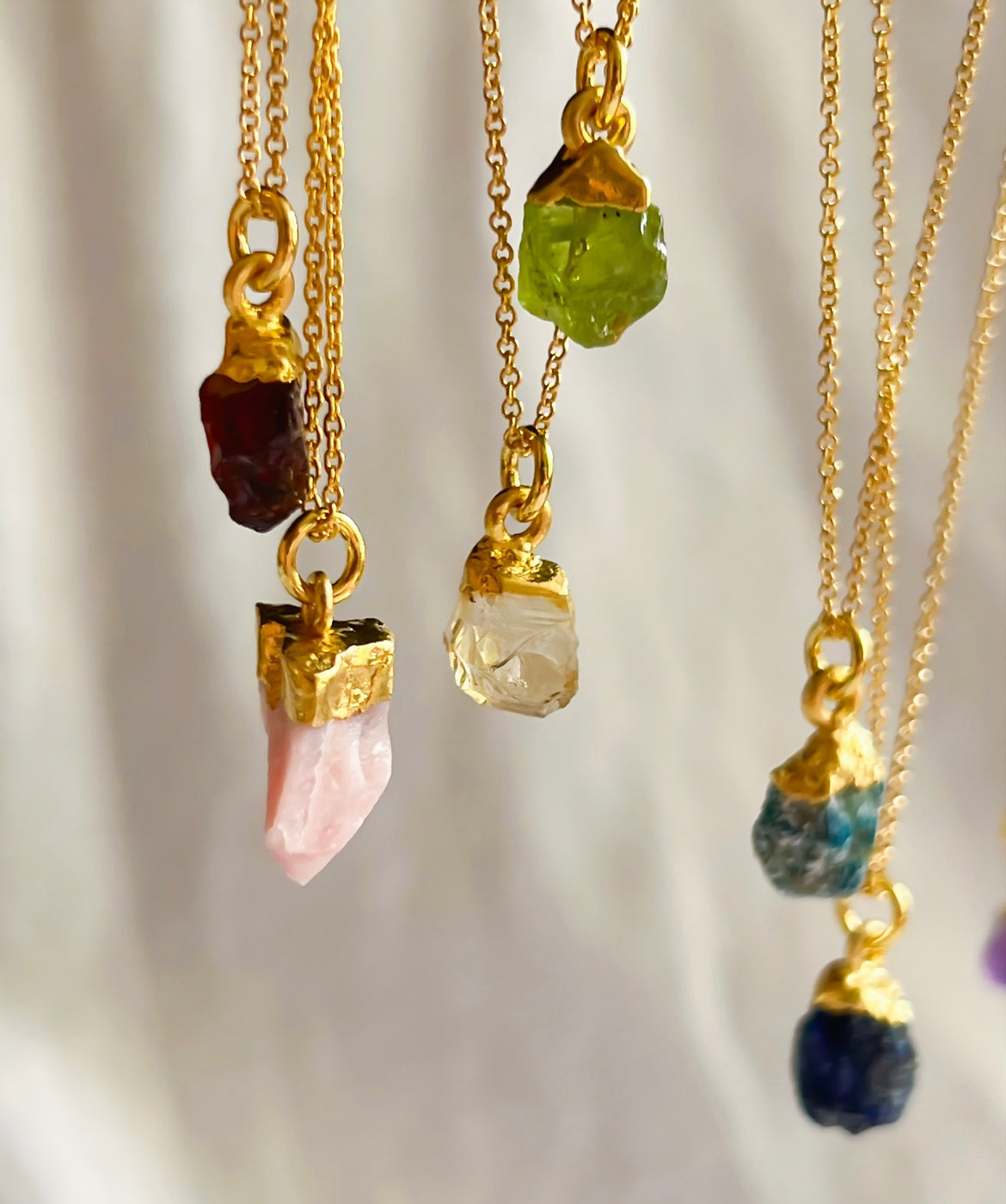 Tiny universe crystal on sale necklace